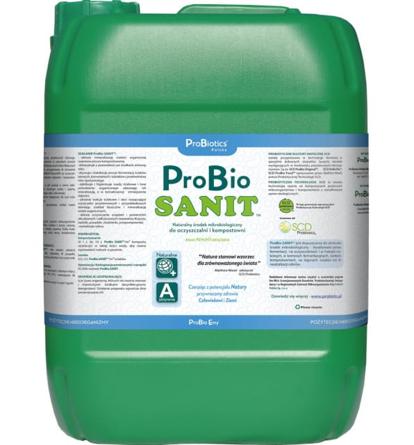 ProBio Sanit 10l - środek mikrobiologiczy do oczyszczalni i kompostowników.jpg