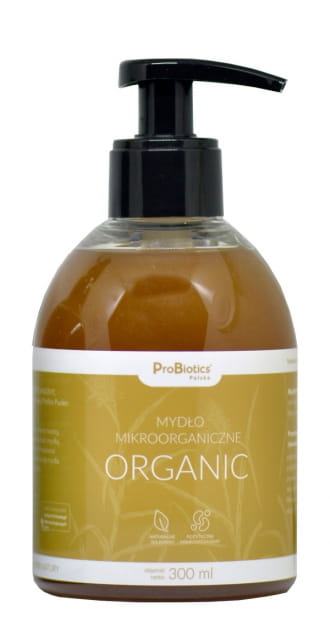 Mydło mikroorganiczne Organic 300 ml - mydło z dozownikiem.jpg